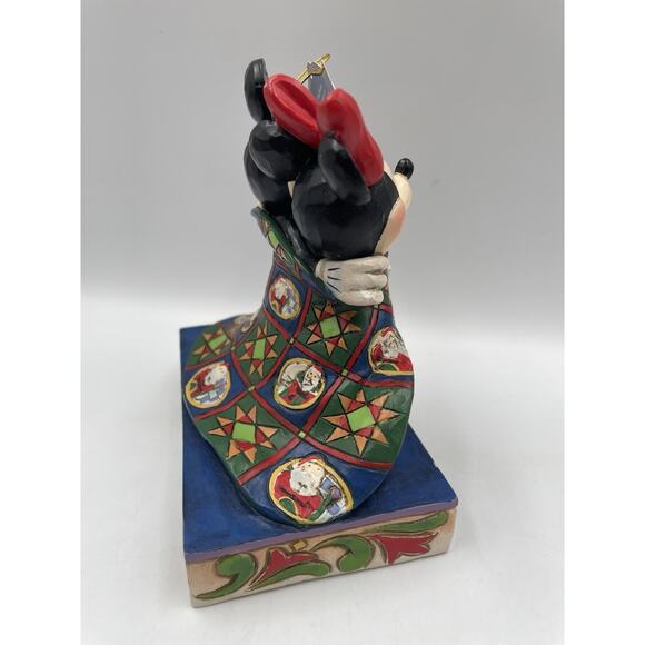 Jim Shore Minnie & Mickey Mouse Warm Wishes 4057937 Disney Traditions Enesco - Picture 6 of 10